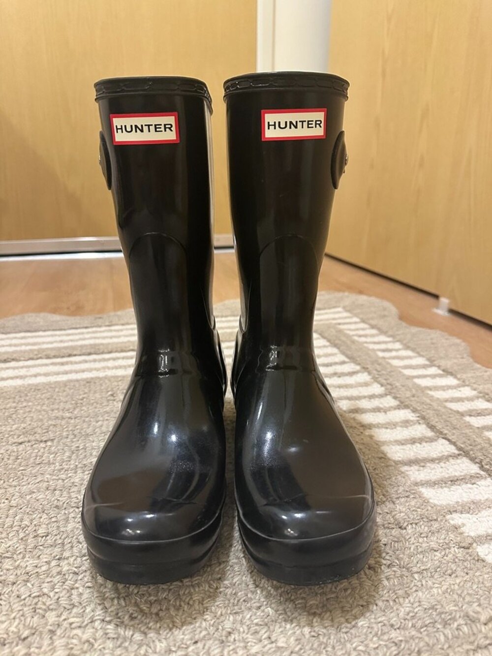 Black Short Hunter Boots